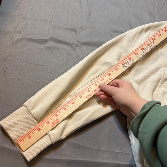 Lululemon Softstreme Ribbed-Hem Pullover Natural Ivory Size 10 - Picture 7 of 9